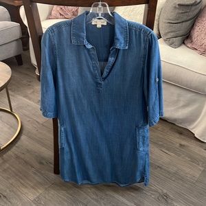 Cloth & Stone jean shirt dress